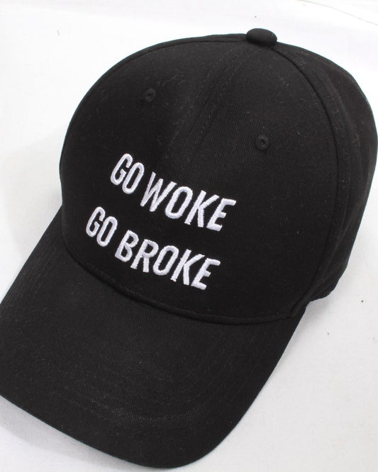 GO WOKE GO BROKE CAP