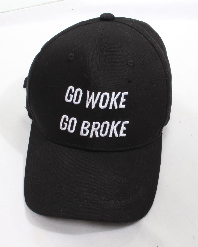 GO WOKE GO BROKE CAP